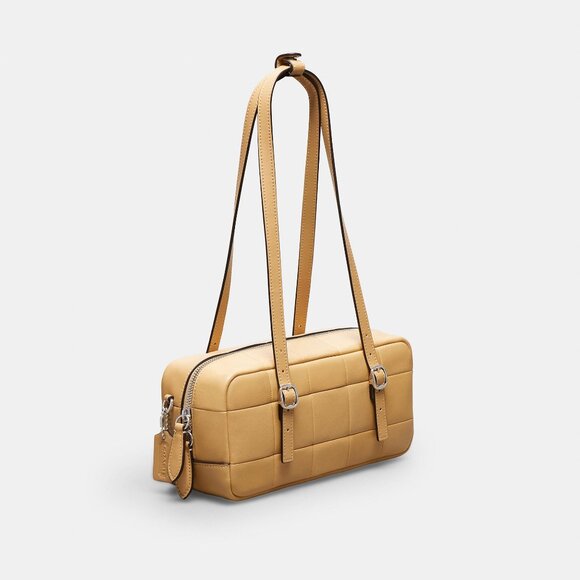 Coach Alter/Ego Satchel Bag In Checkerboard Upcrafted Leather - Picture 9 of 10